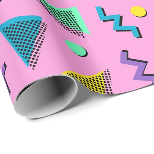 Der schöne Stil aus dem 80er Geschenkpapier (Rolleneckpunkt)