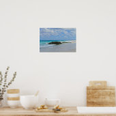 Der schöne Strand von Great Guana Cay Poster (Küche)