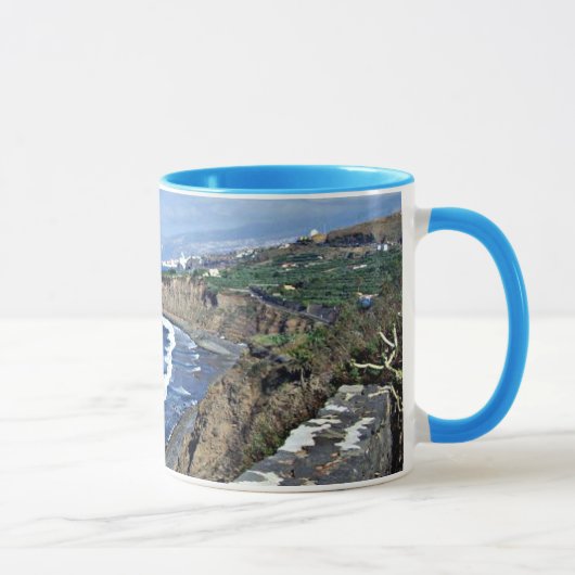 Der schöne Strand von Teneriffa (Spanien) Tasse (Rechts)
