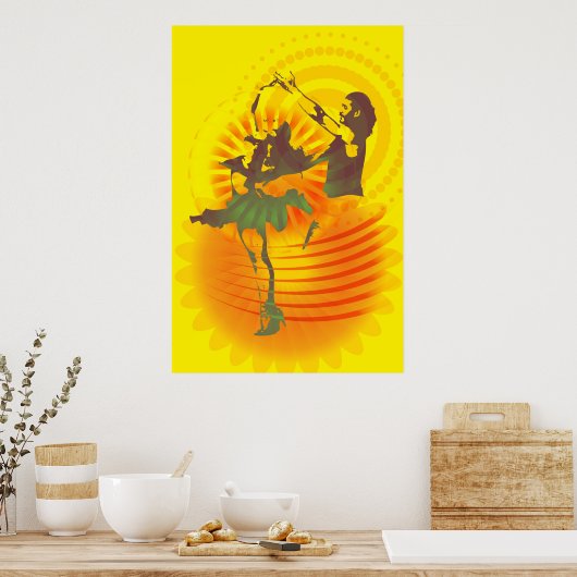 Der schöne Tanz Poster (Küche)