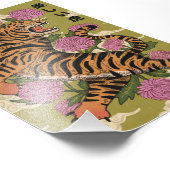 Der schöne Tiger Fotodruck (Ecke)