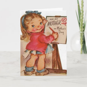 Der schöne Vintage Tag der Marjorie Karte