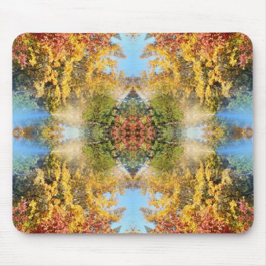 Der schöne Wald im Herbst... Mousepad (Vorne)