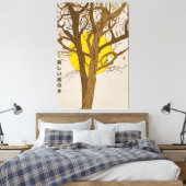 Der schöne Weidenbaum Leinwanddruck (Insitu (Schlafzimmer))