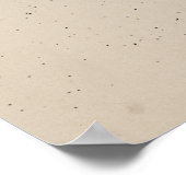 Der schöne Weidenbaum Poster (Ecke)