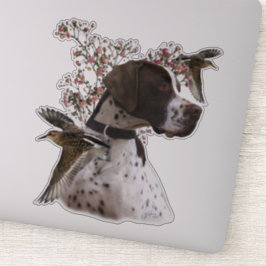 Der schöne Zeiger im Feld Aufkleber