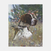 Der schöne Zeiger im Feld Fleecedecke (Vorderseite)