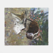 Der schöne Zeiger im Feld Fleecedecke (Vorderseite (Horizontal))