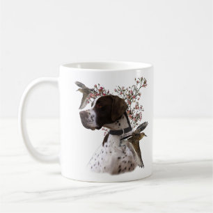 Der schöne Zeiger im Feld Kaffeetasse