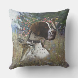 Der schöne Zeiger im Feld Kissen