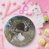 Der schöne Zeiger im Feld Pappteller (Party)