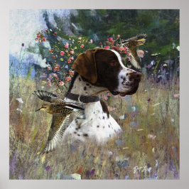 Der schöne Zeiger im Feld Poster