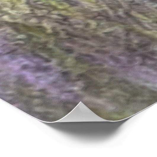 Der schöne Zeiger im Feld Poster (Ecke)