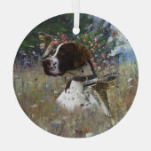 Der schöne Zeiger Ornament Aus Glas (Rückseite)