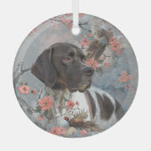 Der schöne Zeiger Ornament Aus Glas (Vorderseite)