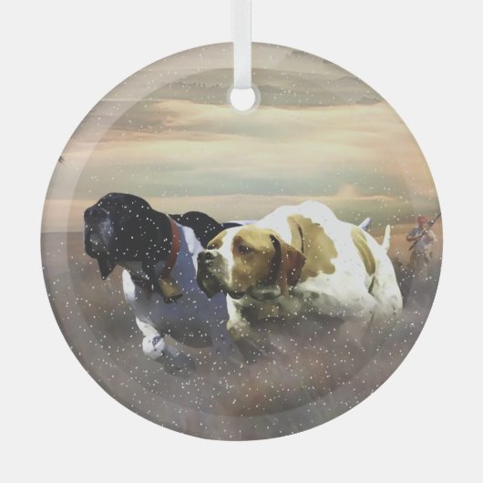 Der schöne Zeiger Ornament Aus Glas (Vorderseite)