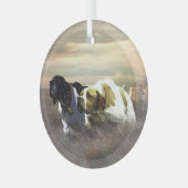 Der schöne Zeiger Ornament Aus Glas (Vorderseite links)