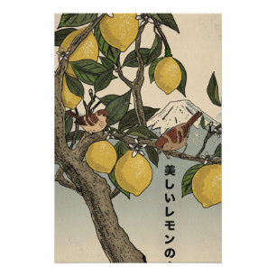 Der schöne Zitronenbaum Poster
