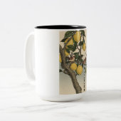Der schöne Zitronenbaum Zweifarbige Tasse (Vorderseite Links)