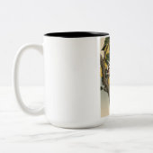 Der schöne Zitronenbaum Zweifarbige Tasse (Links)