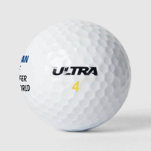 Der schönste Golfer der Welt Golfball (Logo)