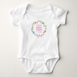 Der schönste Muttertag der Mama   Bodysuit Baby Strampler