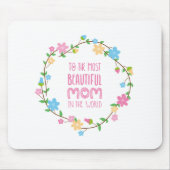 Der schönste Muttertag der Mama | Mousepad (Vorne)