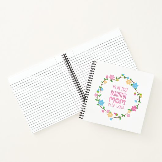 Der schönste Muttertag der Mama | Notizbuch (Innenseite)