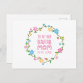 Der schönste Muttertag der Mama | Postkarte (Vorne/Hinten)