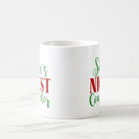 Der schönste Ratgeber des Weihnachtsmanns Kaffeetasse (Mittel)
