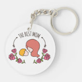 Der schönste Schlüsselanhänger der Mutter zur Mama (Rückseite)
