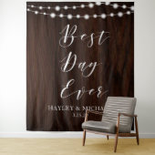 Der schönste Tag aller Zeiten im Hintergrund des r Wandteppich (Beispiel)