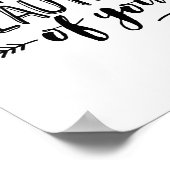 Der schönste Tag Ihres Lebensziffer-Poster Poster (Ecke)