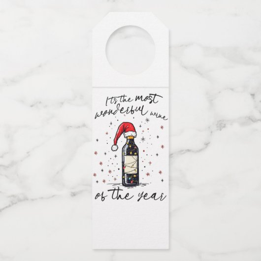Der schönste Wein des Jahres Flaschenanhänger (Vorderseite)