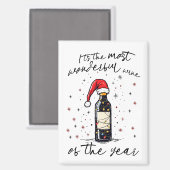 Der schönste Wein des Jahres Magnet (Vorderseite/Rückseite)