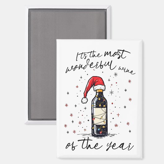 Der schönste Wein des Jahres Magnet (Vorderseite/Rückseite)