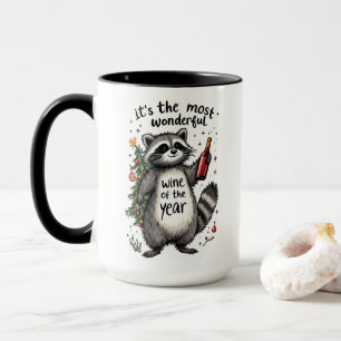 Der schönste Wein des Jahres Raccoon Tasse