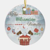 Der Schornstein Keramik Ornament (Vorne)