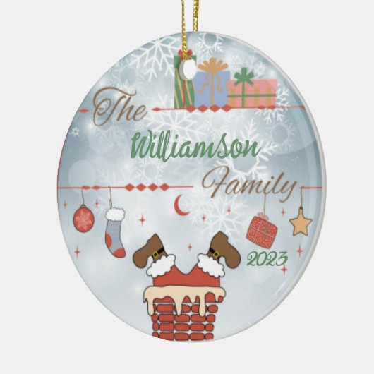 Der Schornstein Keramik Ornament (Links)