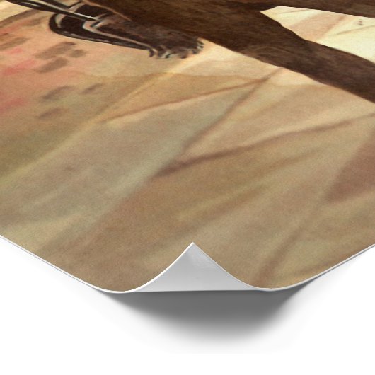 Der Schornsteinfall Poster (Ecke)