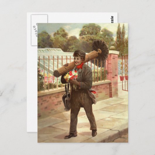 Der Schornsteinfall Postkarte (Vorne/Hinten)