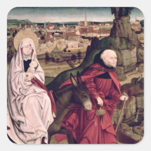 Der Schotten Altarpiece Quadratischer Aufkleber
