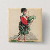 Der schottische Pfeifer Button (Vorderseite)