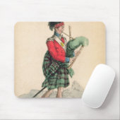 Der schottische Pfeifer Mousepad (Mit Mouse)