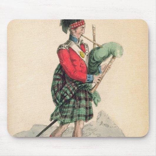 Der schottische Pfeifer Mousepad (Vorne)