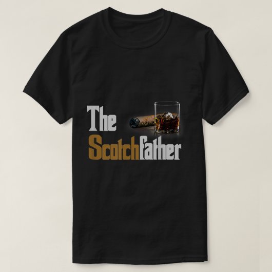 Der schottische Vater T - Shirt Funny Whiskey Love (Design vorne)