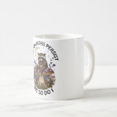 Der Schrecken bleibt, aber ich auch Kaffeetasse (VorderseiteRechts)