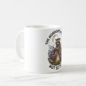 Der Schrecken bleibt, aber ich auch Kaffeetasse (Vorderseite Links)