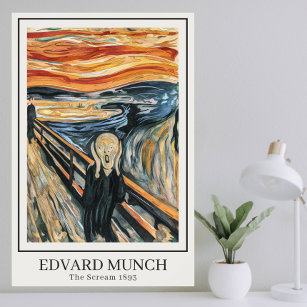 Der Schrei (1893) von Edvard Munch Poster