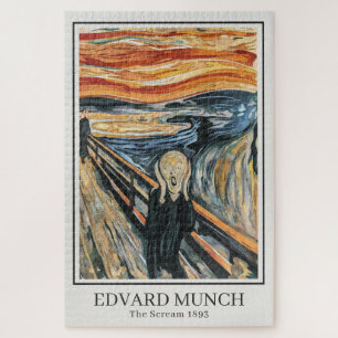 Der Schrei (1893) von Edvard Munch Puzzle